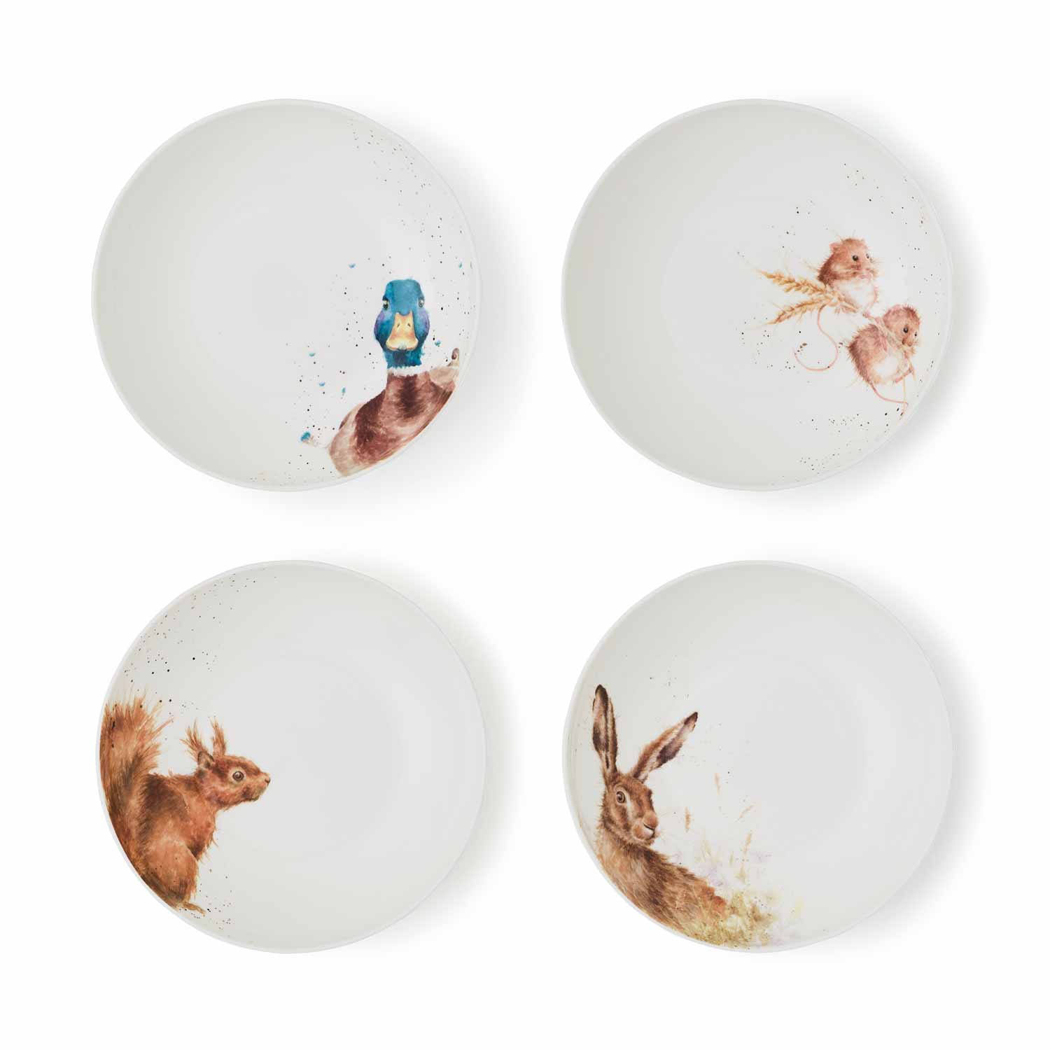 Wrendale Designs Set of 4 Pasta Bowls image number null